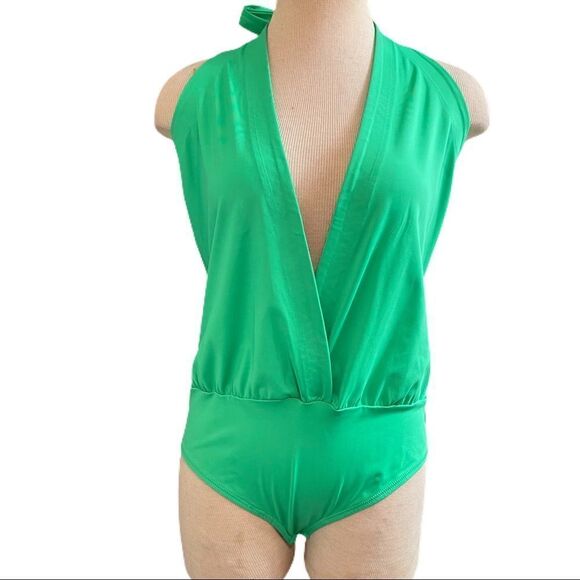 NWT NBD Revolve Green Bodysuit Size XL NEW - Picture 1 of 11